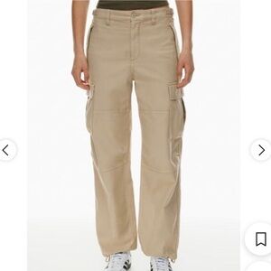 Aritzia TNA Tan Cargo Pants